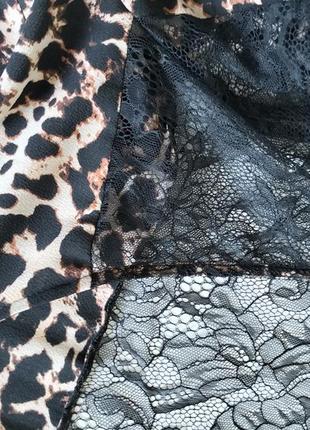 Блуза леопард на запах5 фото