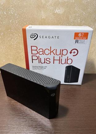 Жорсткий диск seagate backup plus hub 6tb 3.5 usb 3.0 external b