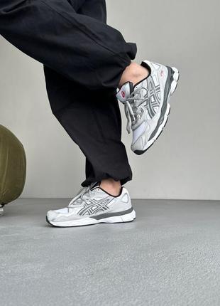 Ассикс гел ник кпосевки серые asics gel-nyc grey/white2 фото