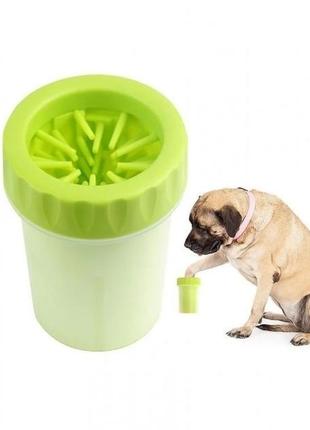 Лапомийка lapomover soft gentle bol велика з силіконовими ворсинками для очищення лап від бруду