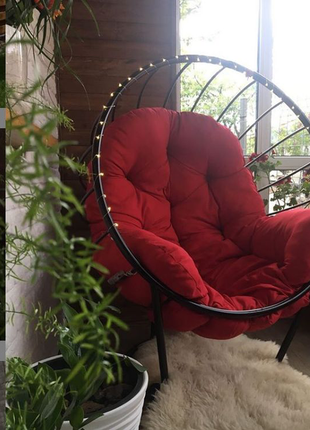 Крісло куля лофт крісло сфера на ніжці ball chair дизайнерське13 фото