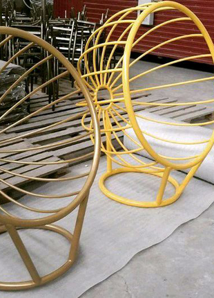 Крісло куля лофт крісло сфера на ніжці ball chair дизайнерське18 фото