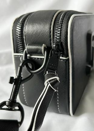 Женская сумка mj logo black/ white line5 фото