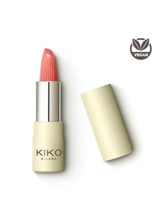 Kiko milano green me creamy lipstick помада 02 sun-dried apricot1 фото