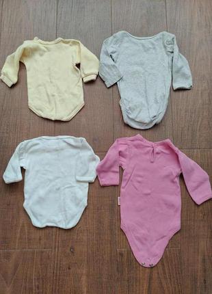 Боді одяг для новонародженої дівчинки з рукавчиком2 фото