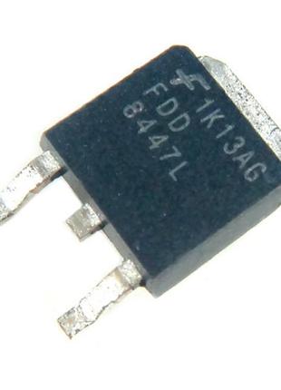 Чип fdd8447l fdd8447 to252, транзистор mosfet n-канальный 40в 50а