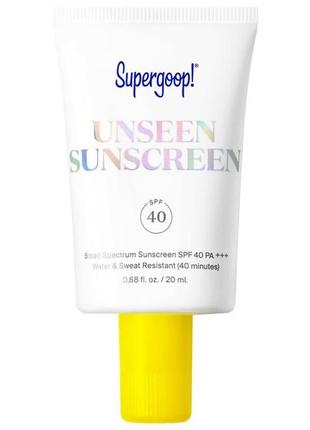 Сонцезахисний засіб, supergoop! unseen sunscreen spf 40 pa+++