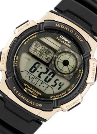 Годинник casio w-736h з вібро будильником4 фото