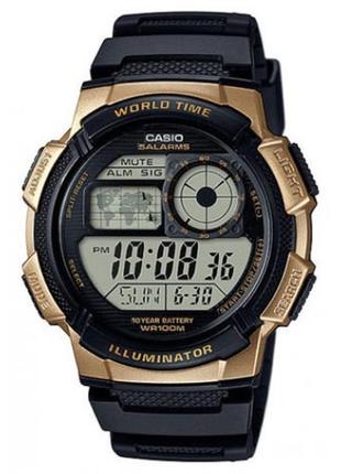 Годинник casio w-736h з вібро будильником1 фото