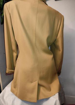 Винтажный ретро пиджак жакет из шерсти 38 евро6 фото
