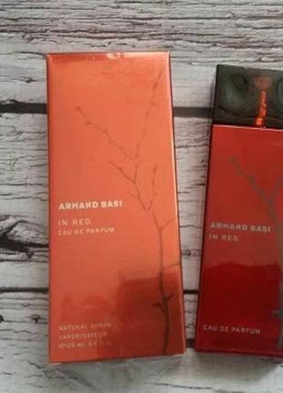 Armand basi in red 100 ml женская парфюмированная вода женские арманд баси ин ред2 фото