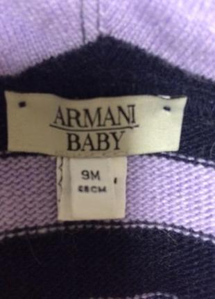 Armani baby свитер на замке для маленькой модницы4 фото
