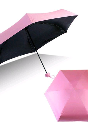Компктна парасолька в капсулі9 фото