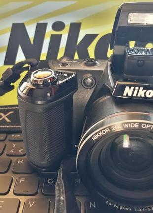 Фотоапарат nikon, фотокамера coolpix, цифровий, зеркальний фот...