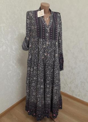 Новое ярусное платье этно сельский стиль1 фото