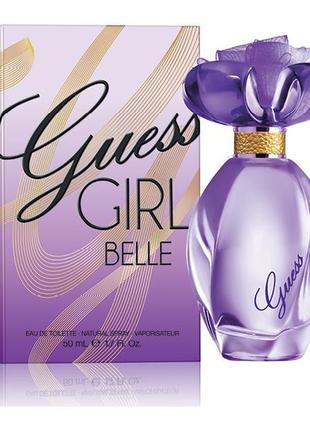 Туалетная вода guess girl belle edt 50 ml оригинал тестер без крышечки2 фото