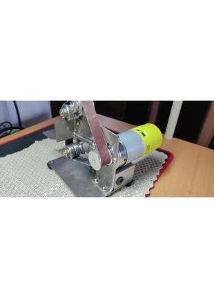 Мінігриндер стрічковий шліфувальний верстат, посилені ролики2 фото