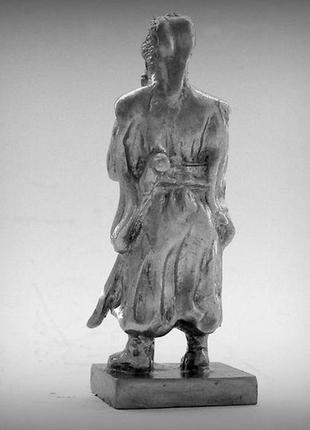 Игрушечные солдатики украинский казак 17 век 54 мм оловянные cолдатики миниатюры статуэтки3 фото