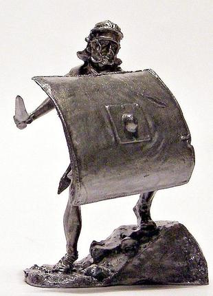 Игрушечные солдатики римский воин 3 век н.э. 54 мм оловянные cолдатики миниатюры