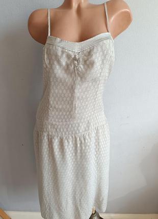 Сукня - сарафан 100% натуральний шовк.1 фото