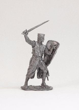 Іграшкові солдатики європейський лицар 15 століття 54 мм олов'яні солдатики мініатюри