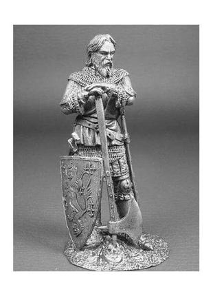 Игрушечные солдатики английский рыцарь 14 век 54 мм оловянные cолдатики миниатюры1 фото
