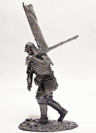 Іграшкові солдатики японський самурай 16 столiття 54 мм олов'яні солдатики мініатюри