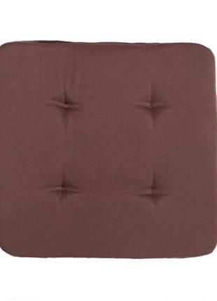 Подушка для стула, кресла, табуретки 30х30х2 коричневый