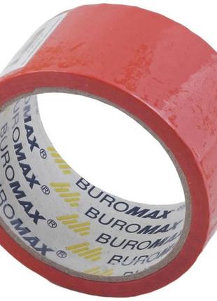 Скотч buromax packing tape 48мм x 35м х 43мкм, red (bm.7007-05)