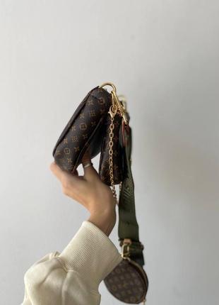 Женская сумка louis vuitton multi khaki7 фото
