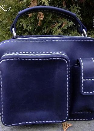 Мужская кожаная сумка, ручная сумка, шкіряна сумка, чоловіча чорна сумка, ручна сумка унісекс