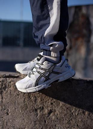 Asics gel-kahana 8 white black1 фото