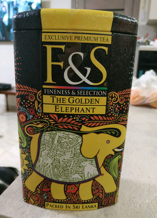 Чай цейлонський тм f&s "the golden elephant" 150 грам.