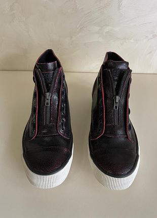 Кожаные кеды бренд