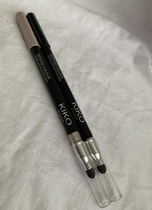 Карандаш для глаз kiko milano intense colour long lasting eyeliner1 фото