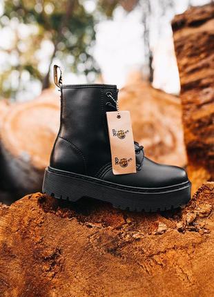 Черевики весна-осінь доктор мартінс жадон dr martens jadon black platform
