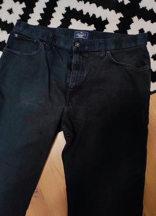 Джинси чоловічі прямі широкі сині повсякденні джинсові щільні marks & spencer, розмір xl2 фото