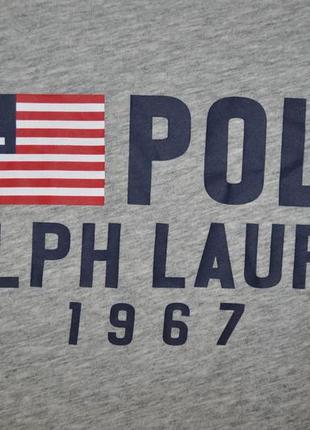 Трикотажная серая футболка polo ralph lauren3 фото