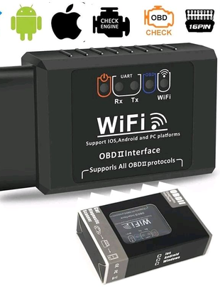 Сканер для авто auto 
obdii, obd2, obd ii, elm 32 wifi
