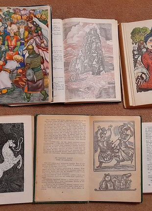 Українські казки українською мовою, книги мають ілюстрації2 фото
