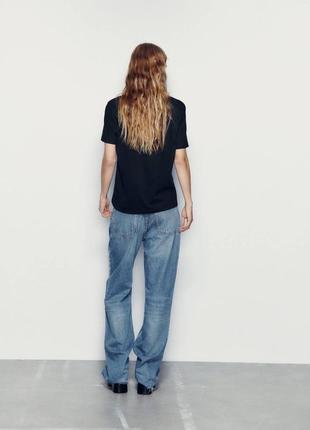 Zara базовая женская футболка6 фото