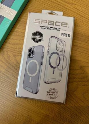 Чохол tpu space case with magsafe для apple iphone 15 pro max