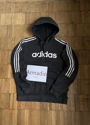 Чорне худі adidas