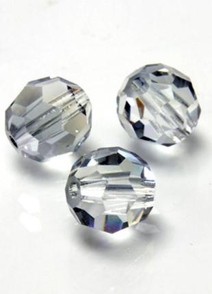 Намистини кришталеві круглі preciosa mc round beads 3mm crystal lagoon/ 20шт1 фото