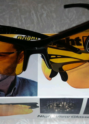 Анти полиски окуляри з жовтими лінзами, щоо виду оправи спорт і к10 фото