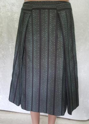 Редкая юбка" kenzo" шерсть/шелк/вискоза/ацетат 40 разм1 фото