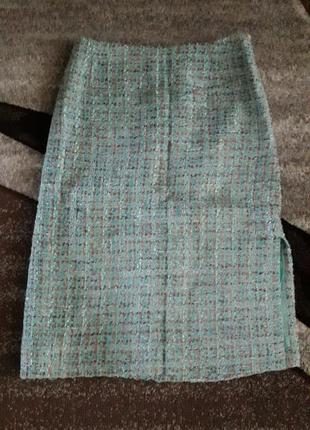 Шикарная изысканная лакшери юбка в стиле "chanel" old money escada1 фото
