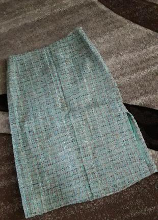 Шикарная изысканная лакшери юбка в стиле "chanel" old money escada7 фото
