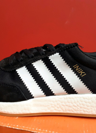 Adidas iniki black/white7 фото