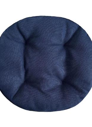 Подушка на стул, кресло, табурет 45х8 синего цвета